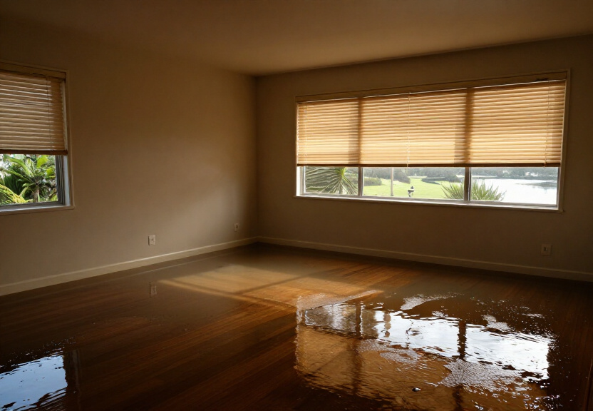 Moisture in subfloor of a Queens Park property before treatment